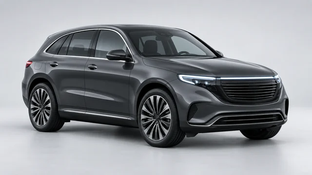 Mercedes-Benz EQC-klasse – original genereret modelillustration